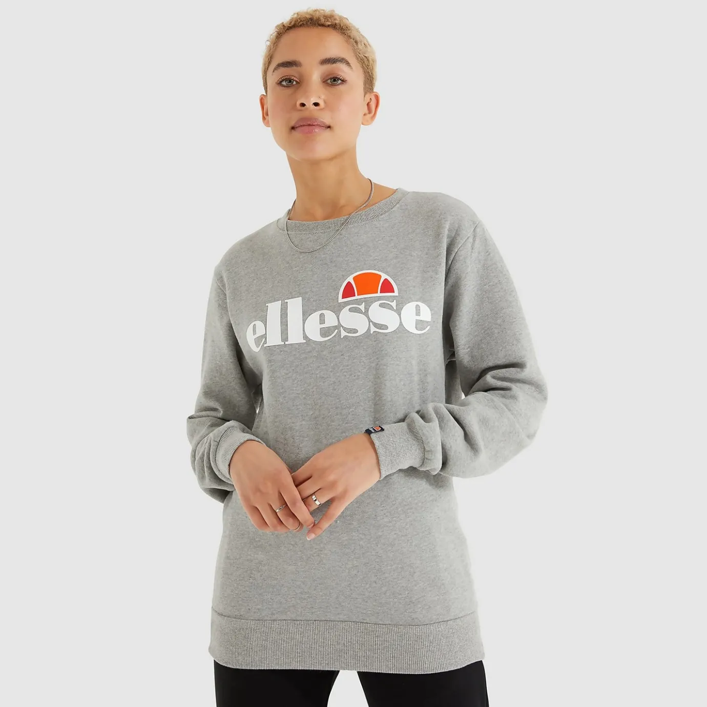 Ellesse Agata Sweatshirt Grau Meliert für Damen>Damen Hoodies & Sweatshirts