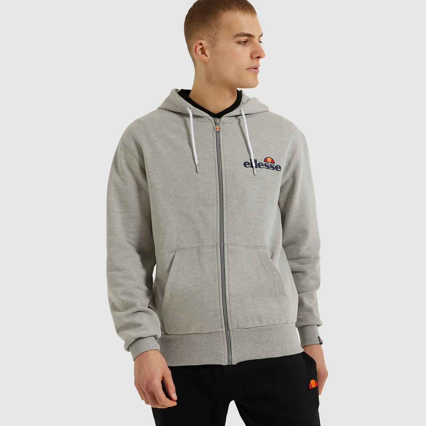 Ellesse Briero Kapuzenpullover Grau meliert für Herren>Herren Hoodies & Sweatshirts