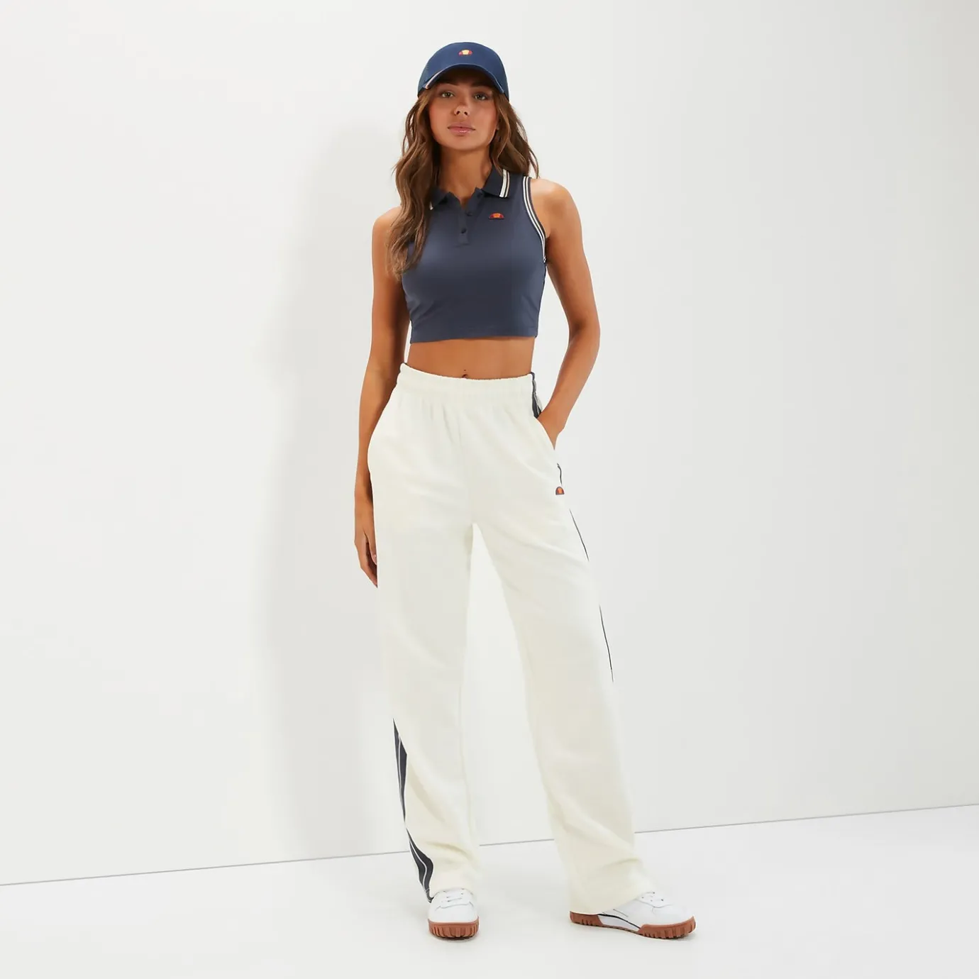 Ellesse Crop Weste Villati Dunkelblau für Damen>Damen Tops