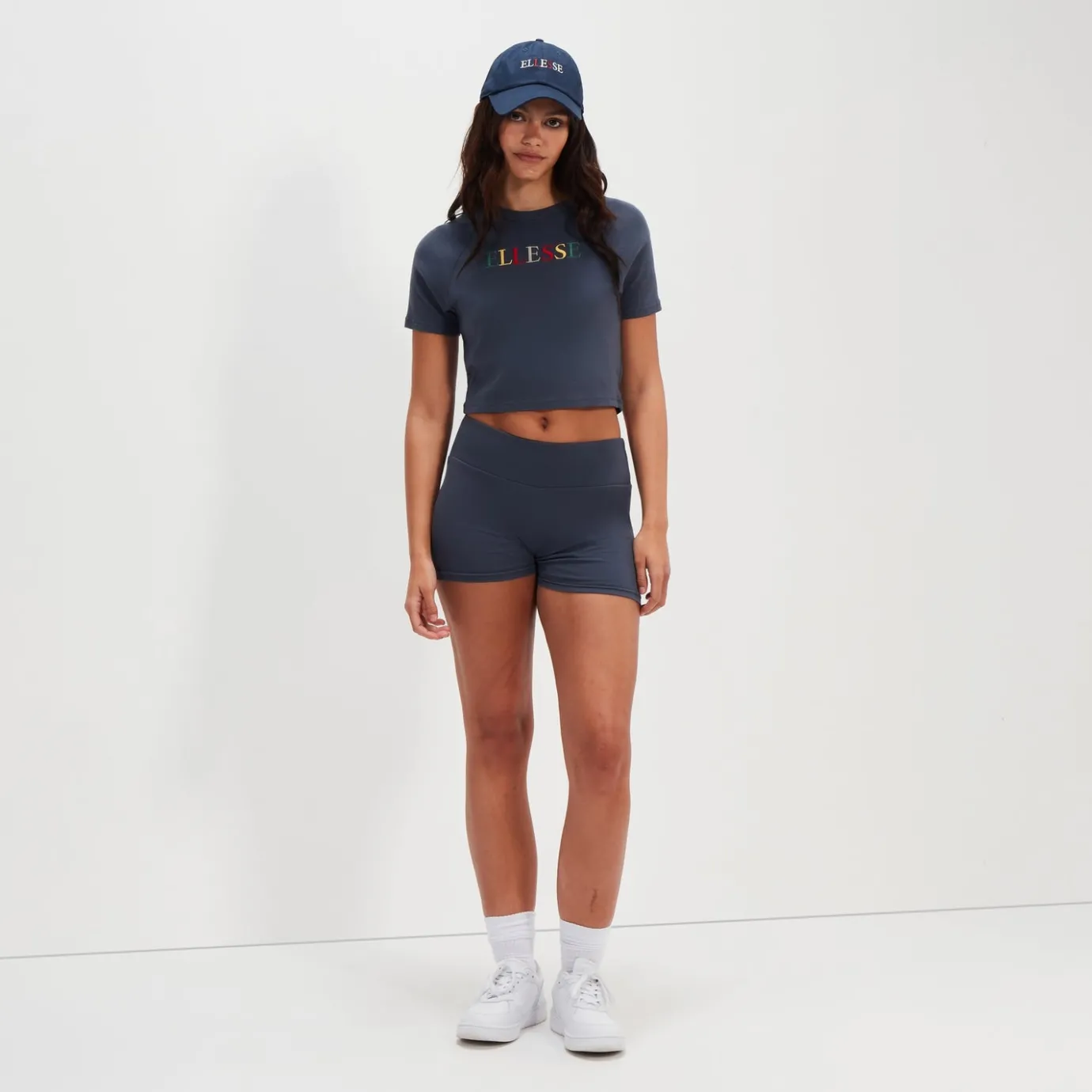 Ellesse Crop-T-Shirt Lyndsay für Damen Dunkelblau>Damen Tops