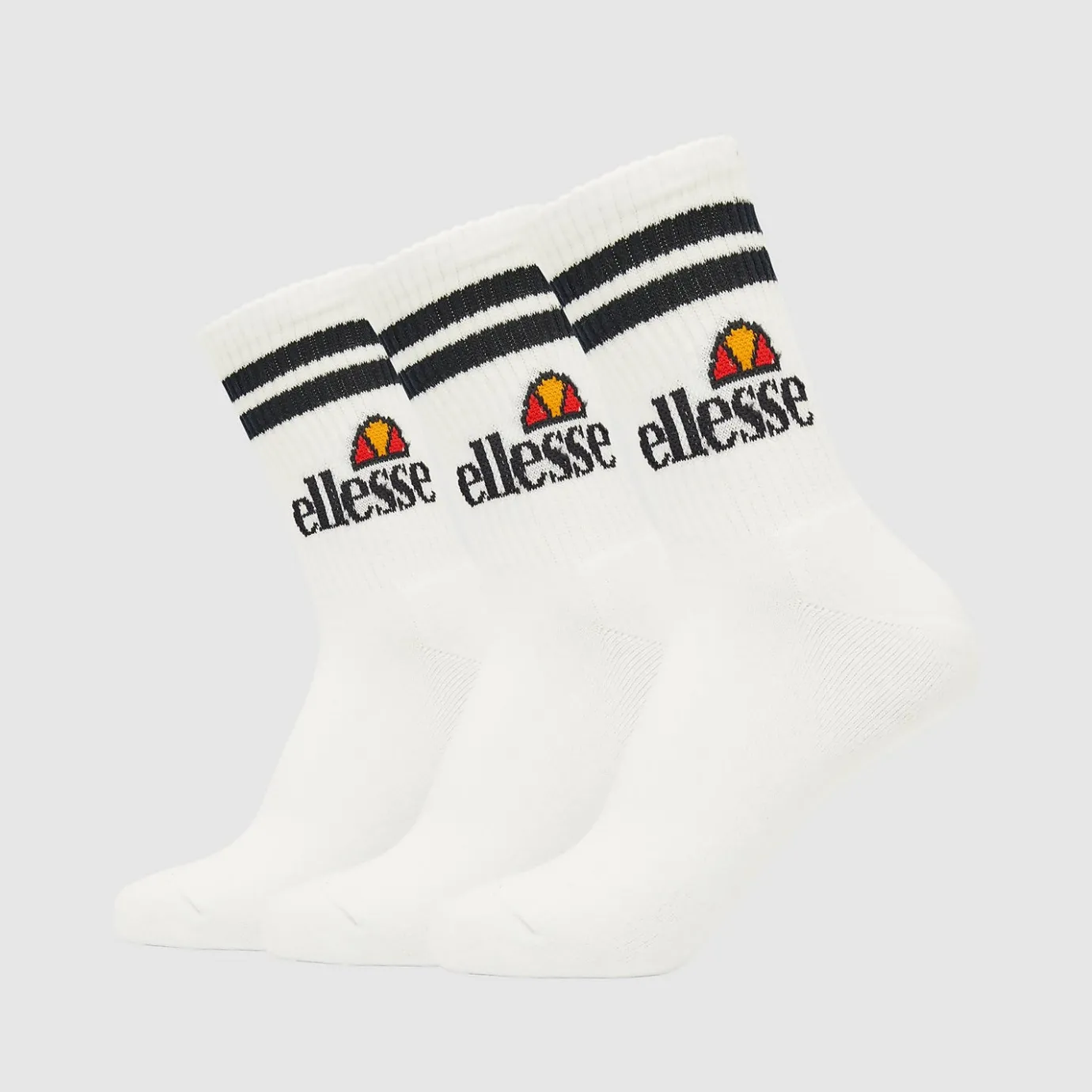 Ellesse 3er-Pack Socken Pullo für Unisex Weiß> Socken & Unterwäsche