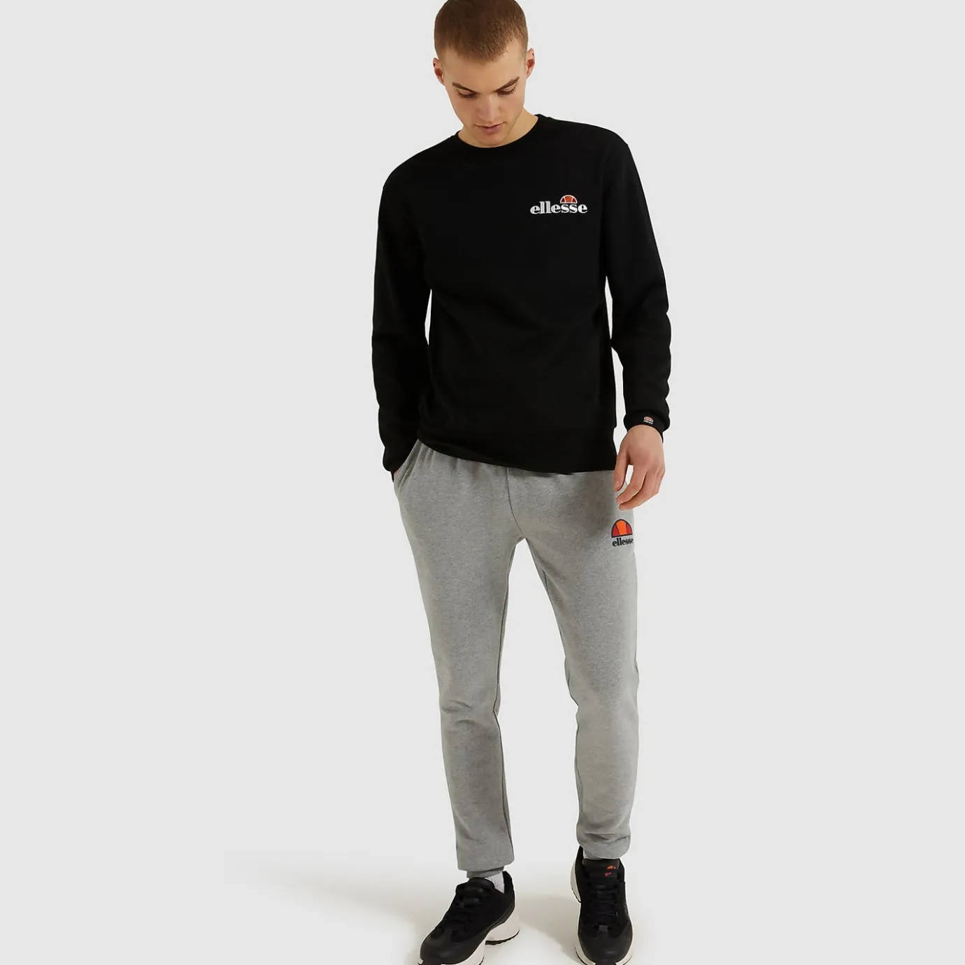 Ellesse Fierro Sweatshirt Schwarz für Herren>Herren Hoodies & Sweatshirts