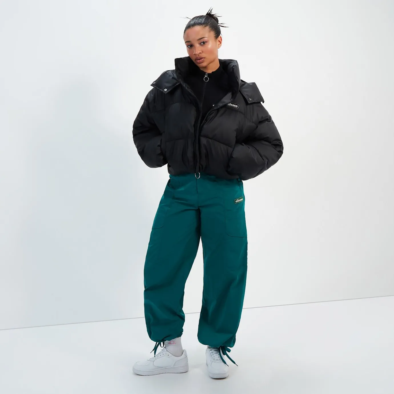 Ellesse Gefütterte Jacke Casagrande für Damen, Schwarz>Damen Jacken Und Mäntel