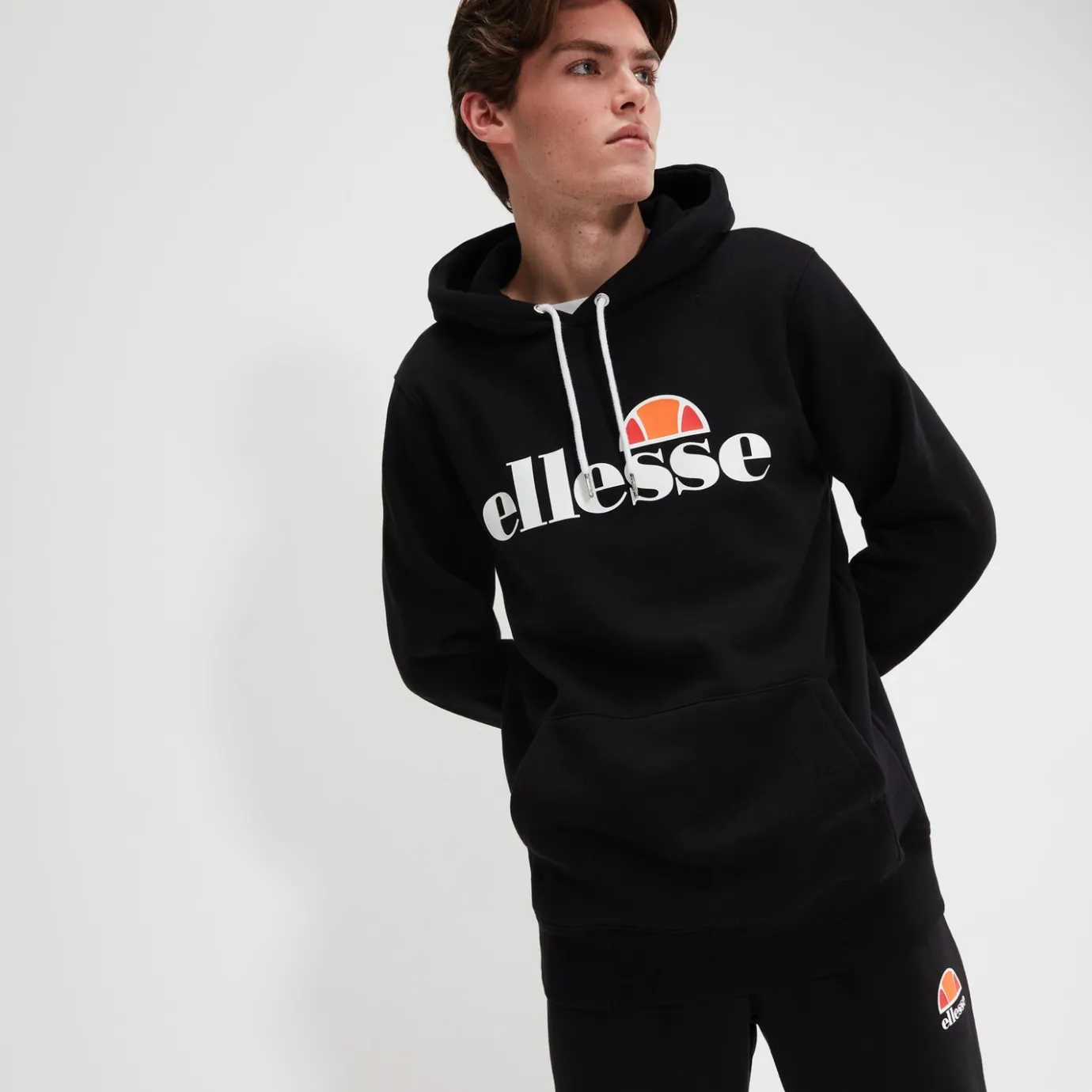 Ellesse Kapuzenpullover SL Gottero OH für Herren Schwarz>Herren Hoodies & Sweatshirts