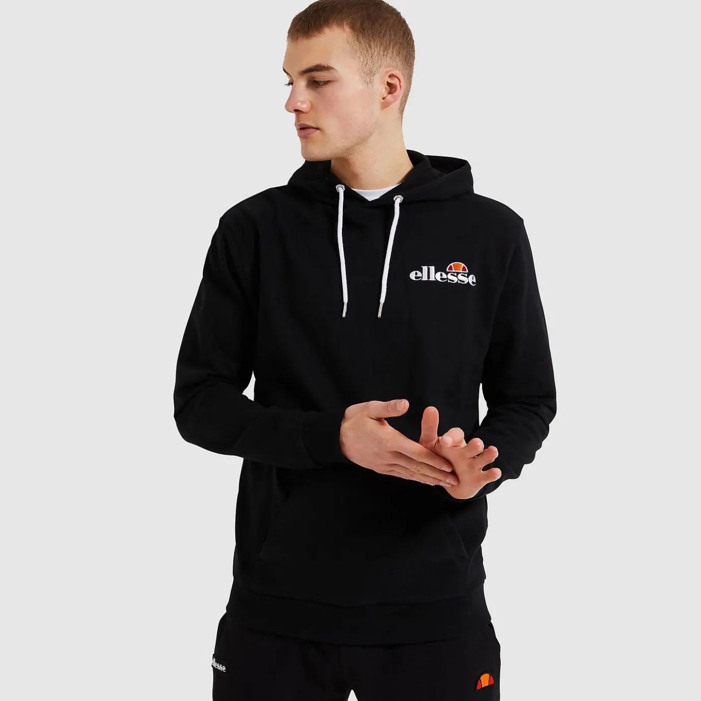 Ellesse Primero Kapuzenpullover Schwarz für Herren>Herren Hoodies & Sweatshirts