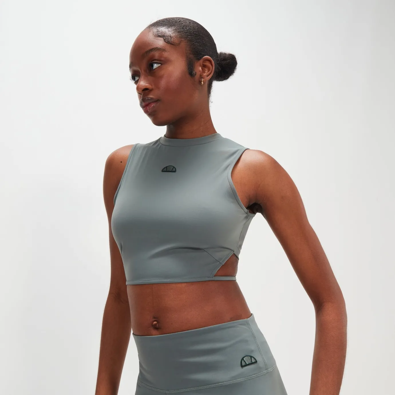 Ellesse Ärmelloses Croptop Doretta für Damen Dunkelgrün>Damen Tops