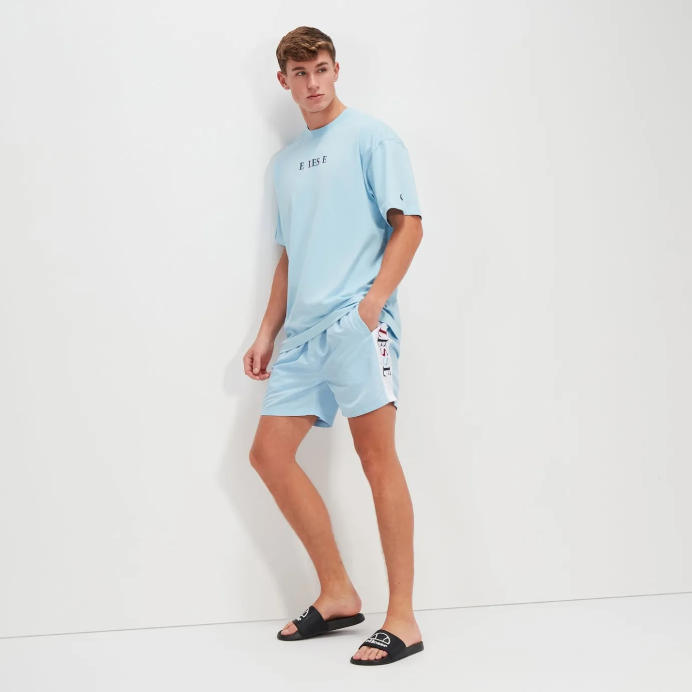 Ellesse Schwimmshorts Devanno für Herren Hellblau>Herren Bademode