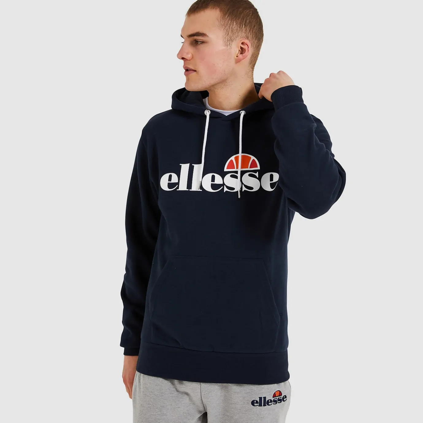 Ellesse SL Gottero Kapuzenpullover Dunkelblau für Herren>Herren Hoodies & Sweatshirts