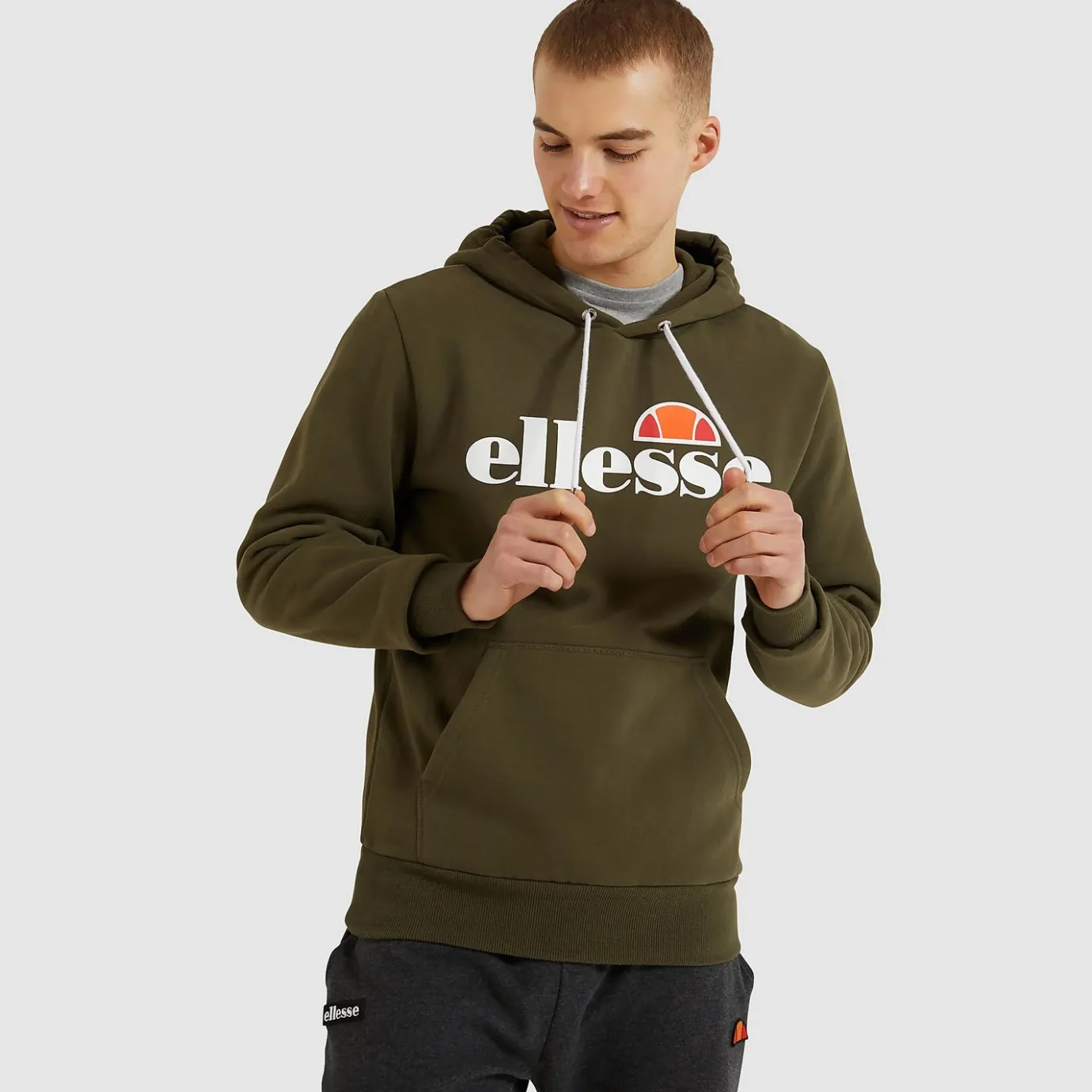 Ellesse SL Gottero Kapuzenpullover Khaki für Herren>Herren Hoodies & Sweatshirts