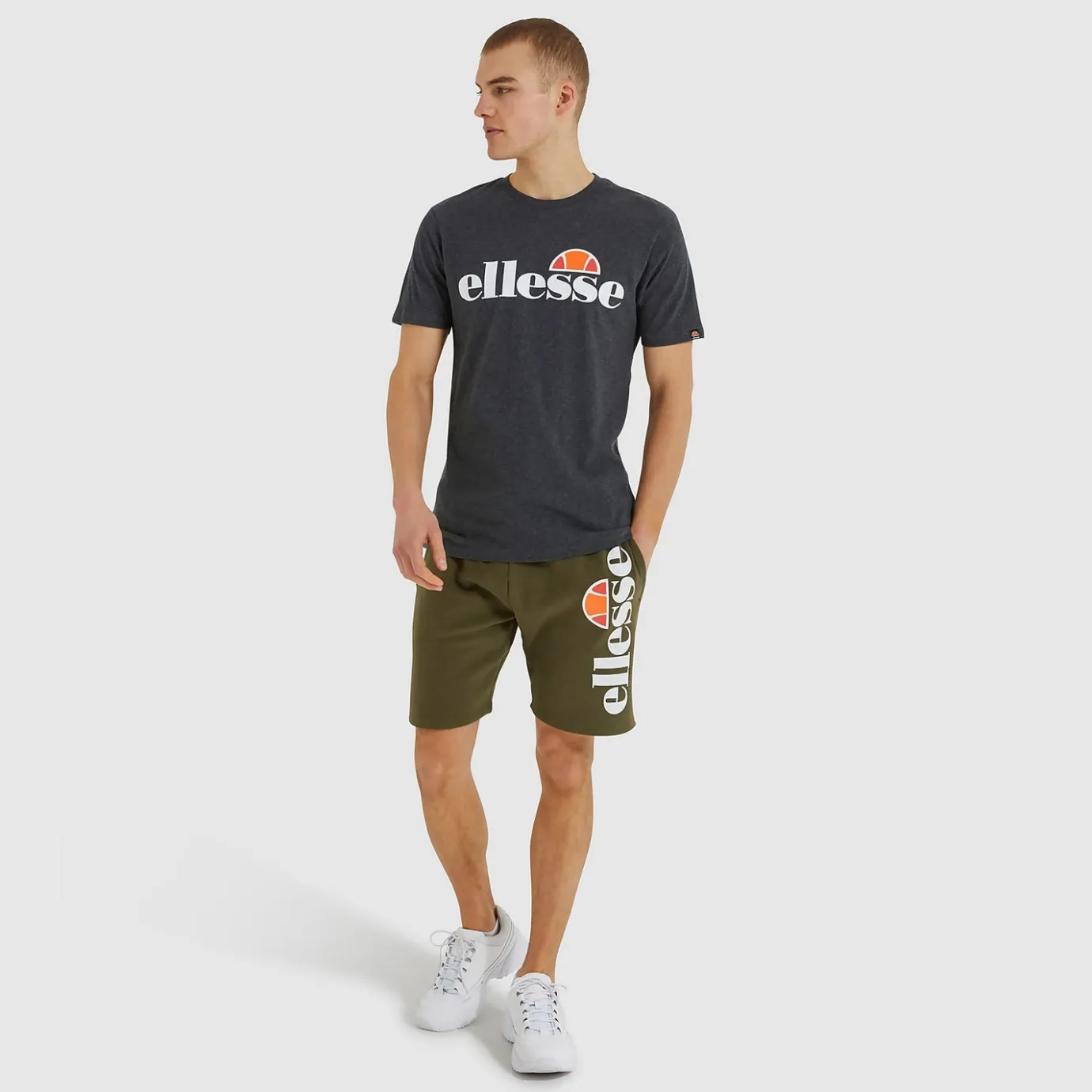 Ellesse SL Prado T-Shirt Grau meliert für Herren>Herren T-shirts