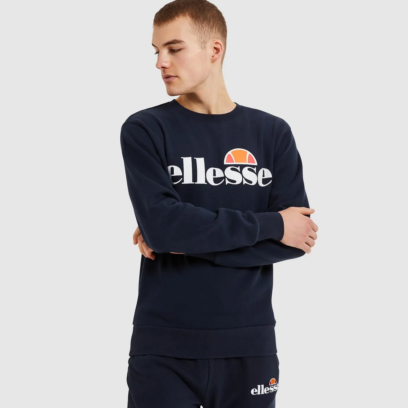 Ellesse SL Succiso Sweatshirt Dunkelblau für Herren>Herren Hoodies & Sweatshirts