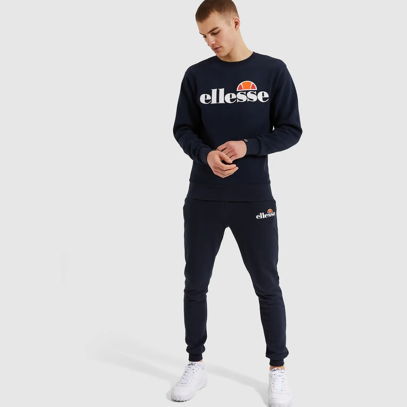 Ellesse SL Succiso Sweatshirt Dunkelblau für Herren>Herren Hoodies & Sweatshirts