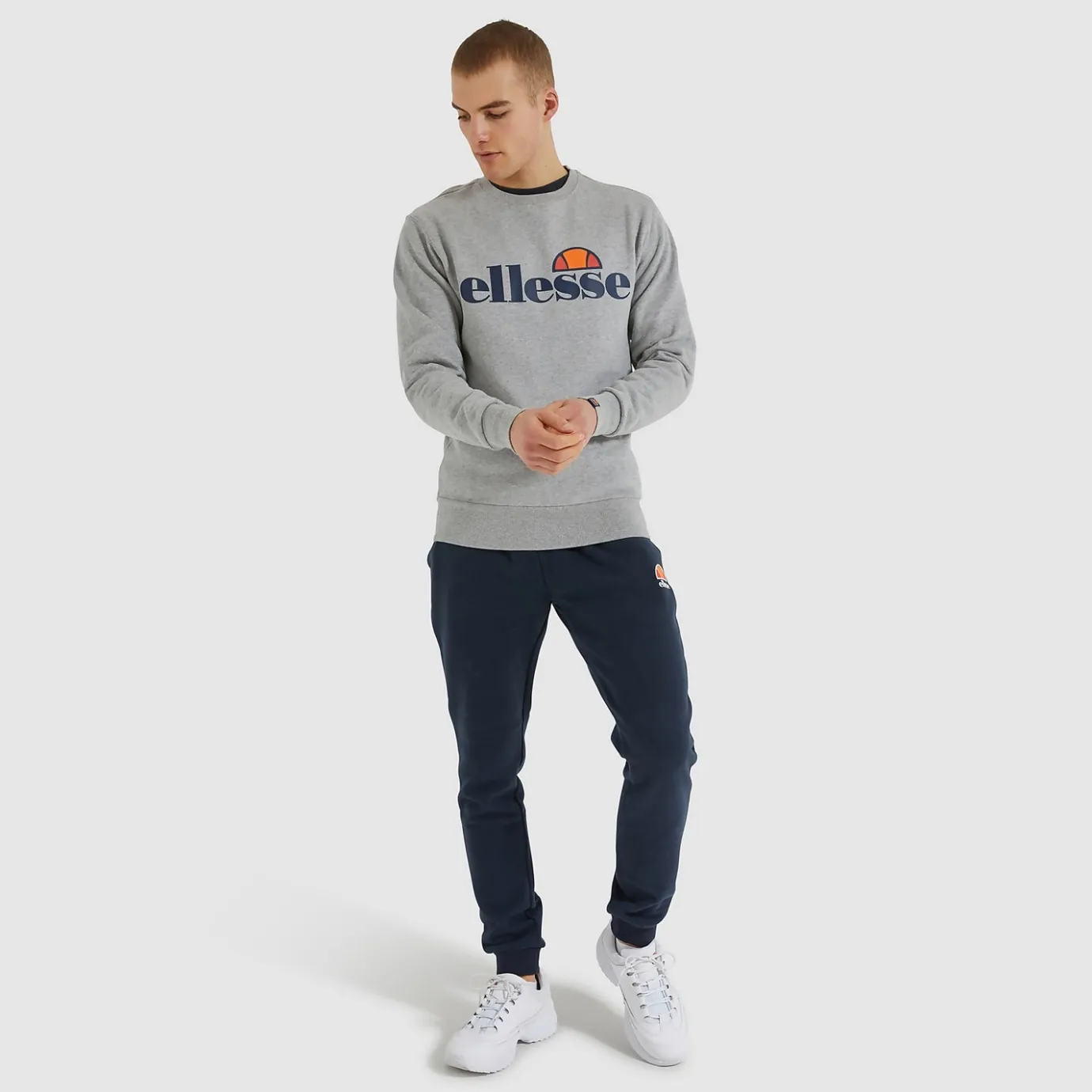Ellesse SL Succiso Sweatshirt Grau für Herren>Herren Hoodies & Sweatshirts