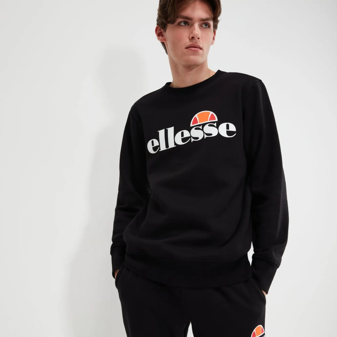 Ellesse Sweatshirt SL Succiso für Herren Schwarz>Herren Hoodies & Sweatshirts