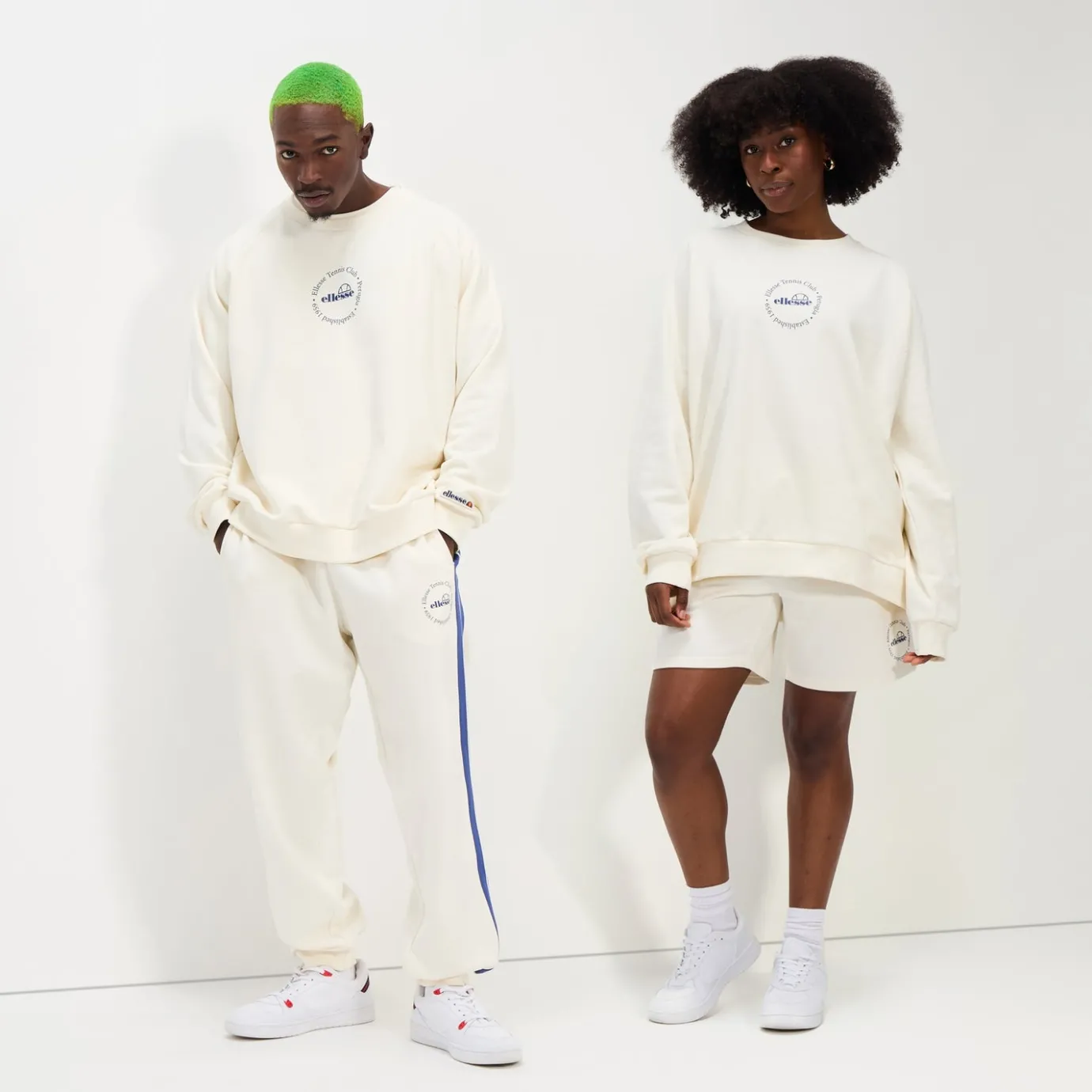 Ellesse Sweatshirt Voliero CC für Herren Cremeweiß>Herren Hoodies & Sweatshirts