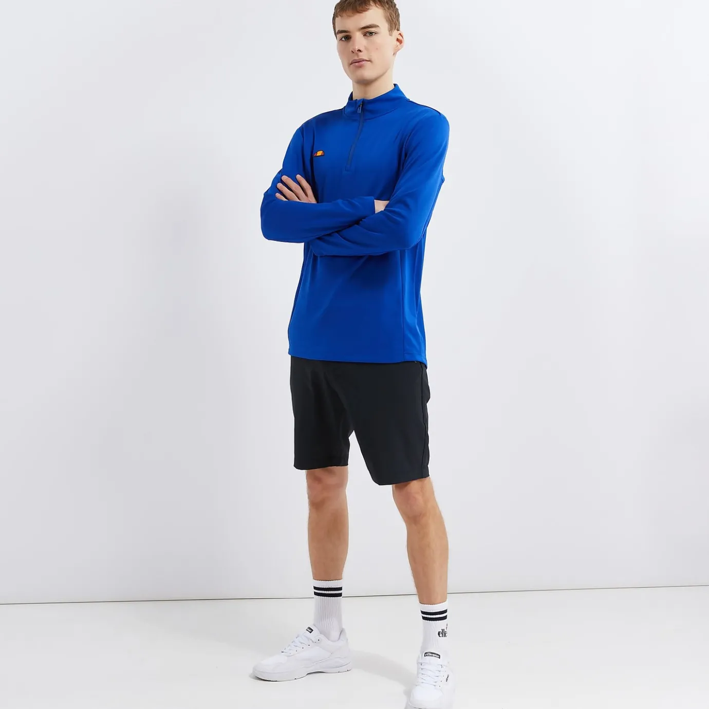 Ellesse Top Rolbi mit Halbreißverschluss für Herren Blau>Herren T-shirts