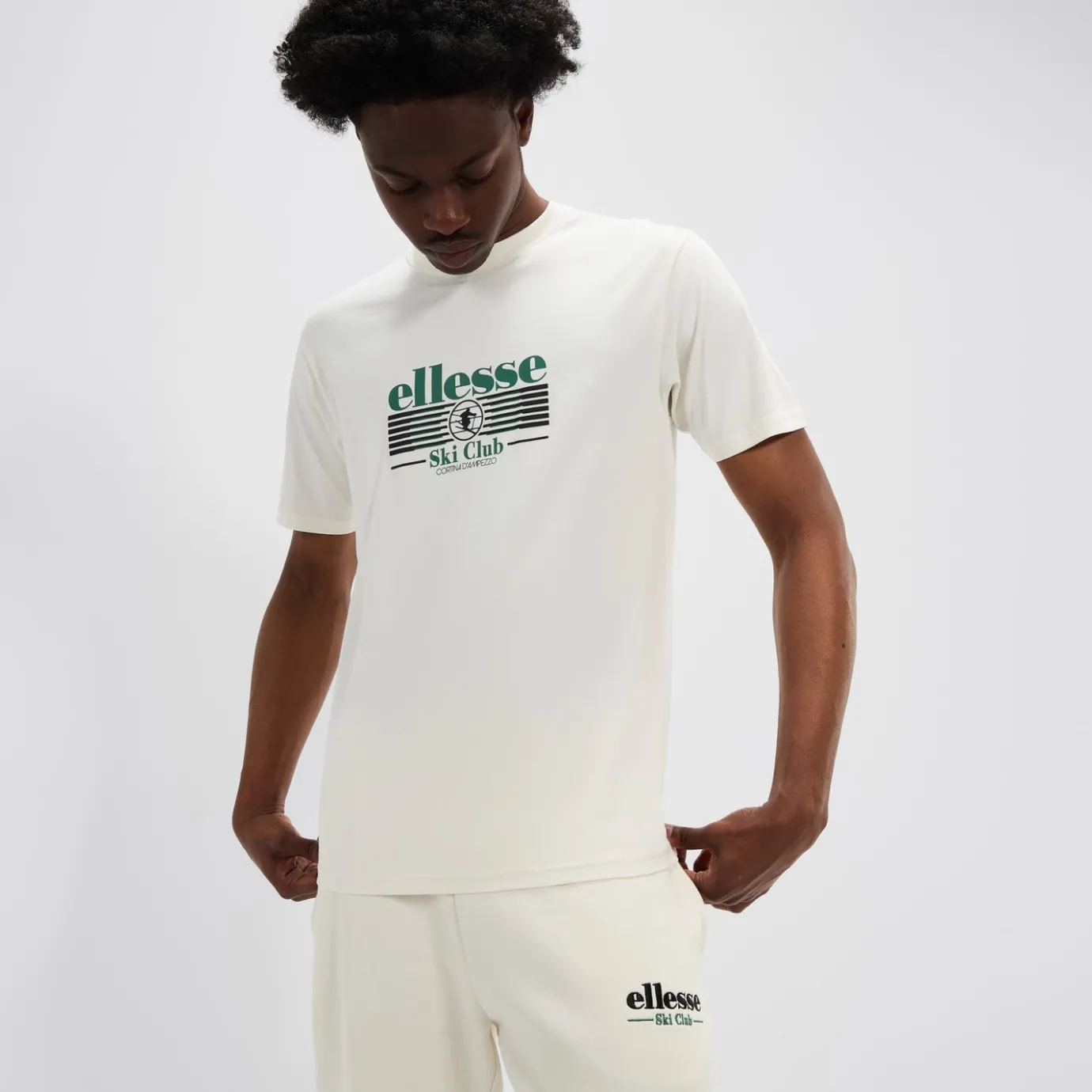 Ellesse T-Shirt Eliesca für Herren Cremeweiß>Herren T-shirts