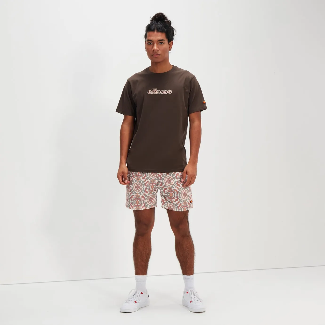 Ellesse T-Shirt Marlo für Herren Dunkelbraun>Herren T-shirts