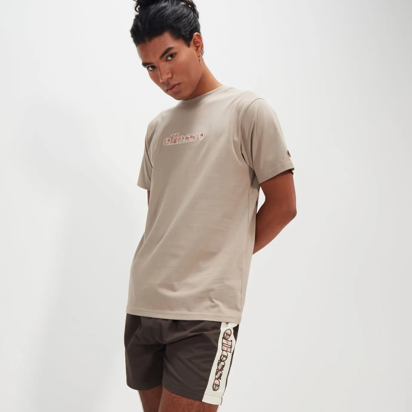 Ellesse T-Shirt Marlo für Herren Hellbraun>Herren T-shirts
