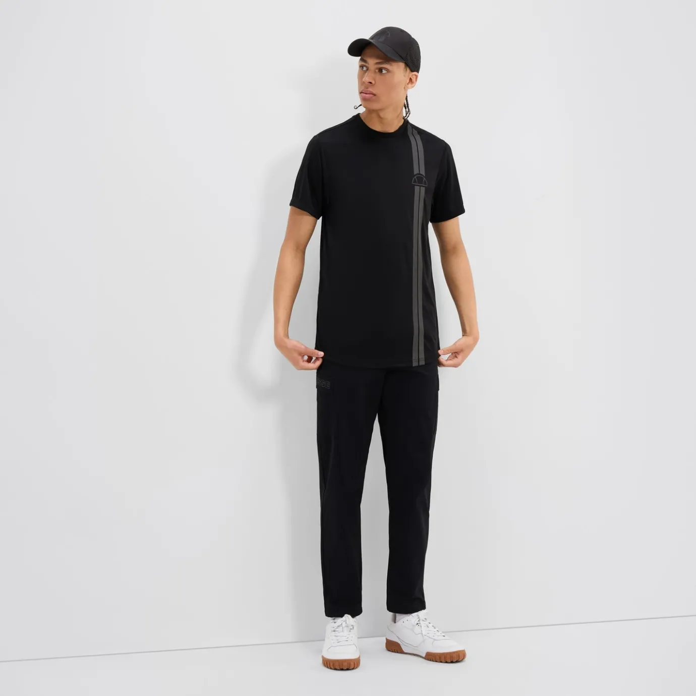 Ellesse T-Shirt Massina für Herren Schwarz>Herren T-shirts