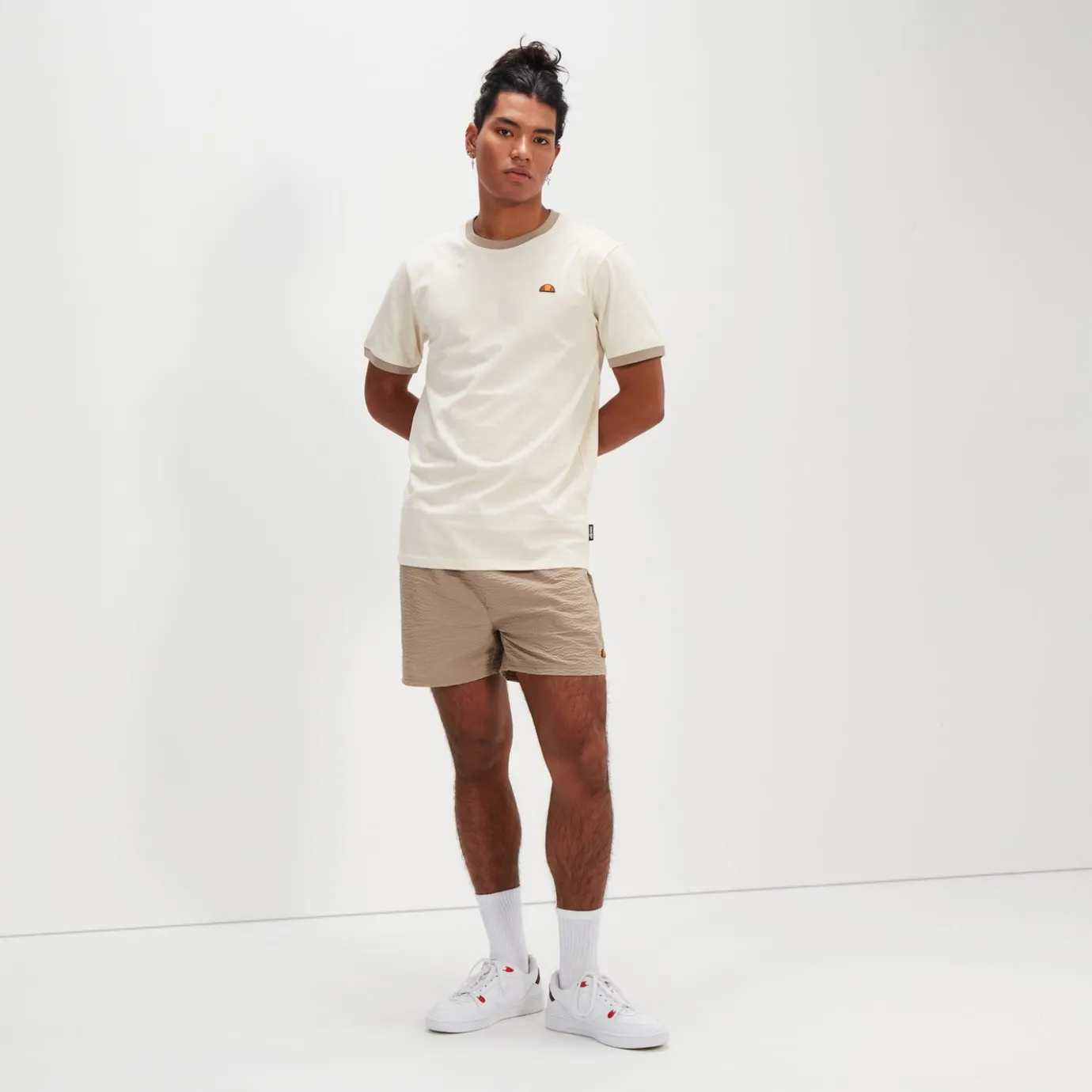 Ellesse T-Shirt Medunitos für Herren Cremeweiß>Herren T-shirts