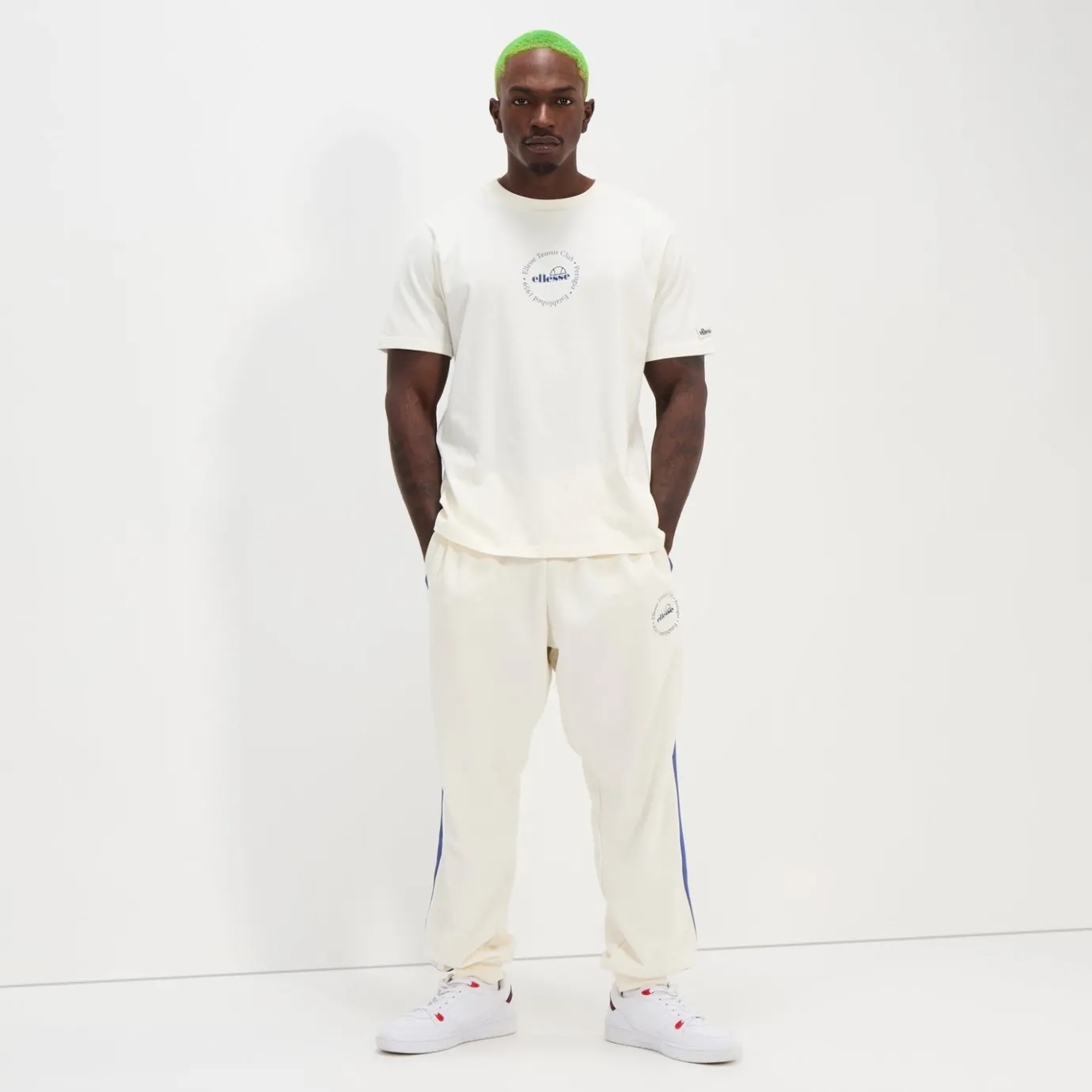 Ellesse T-Shirt Melodi CC für Herren Cremeweiß>Herren T-shirts