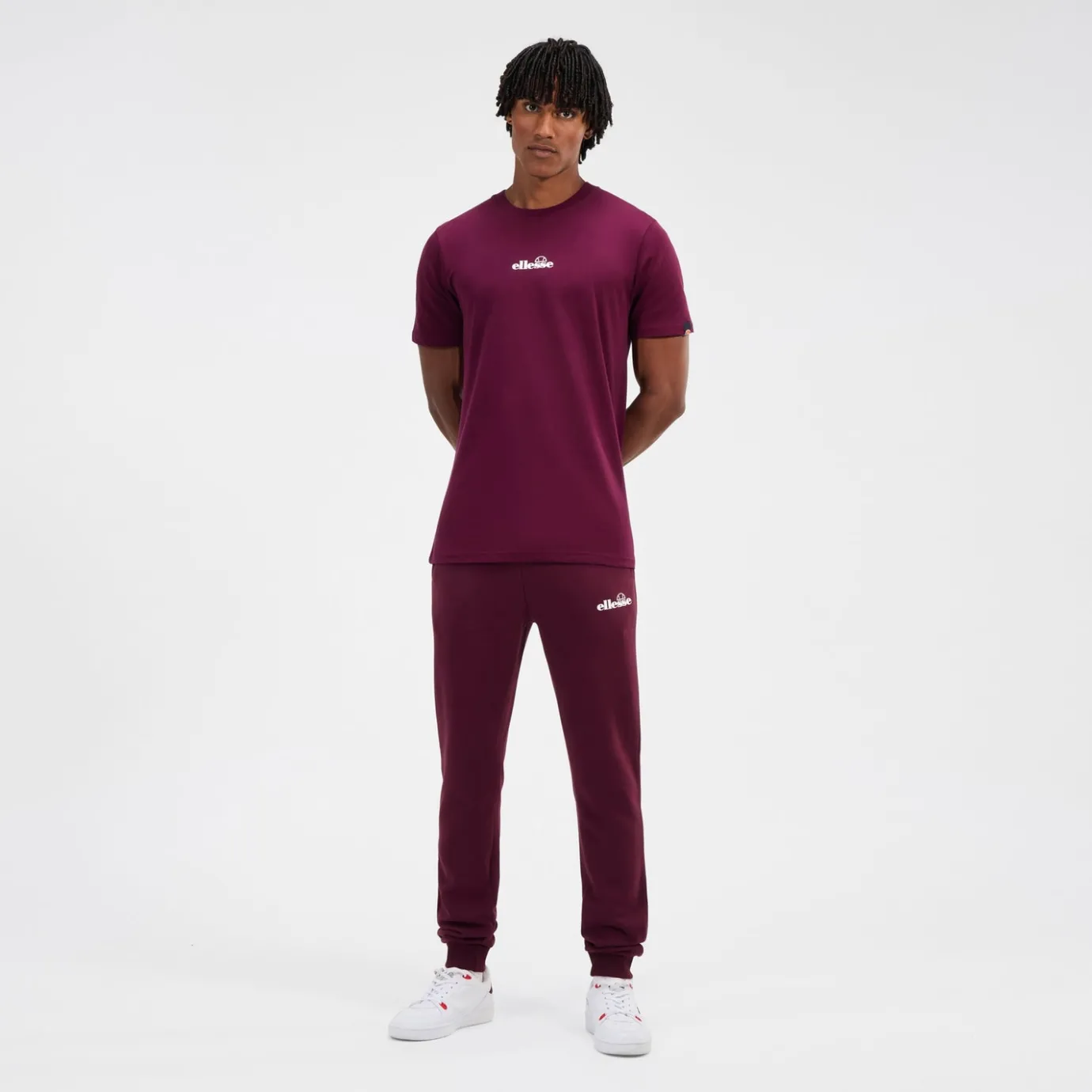 Ellesse T-Shirt Ollio für Herren Burgunderrot>Herren T-shirts