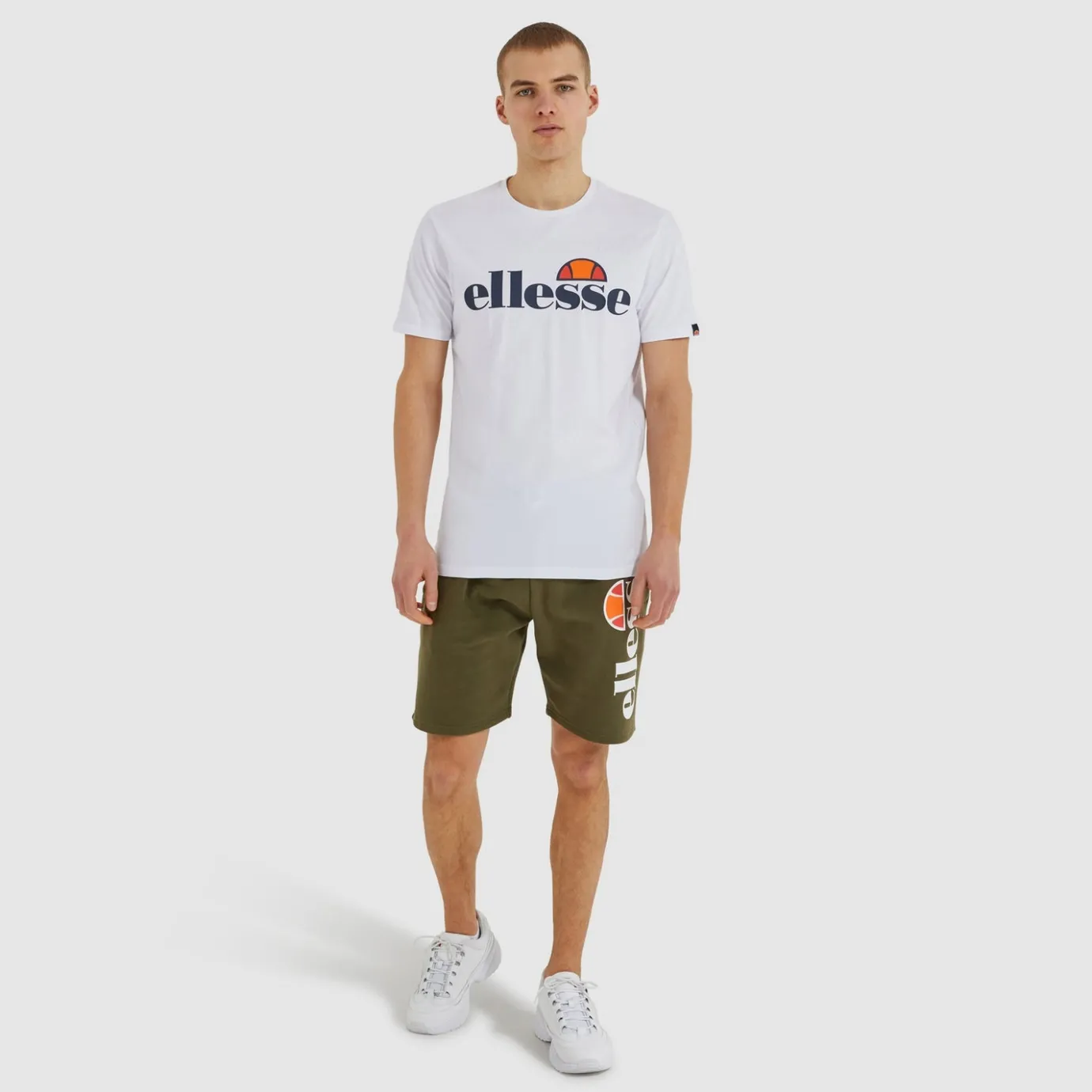 Ellesse T-Shirt SL Prado für Herren Weiß>Herren T-shirts