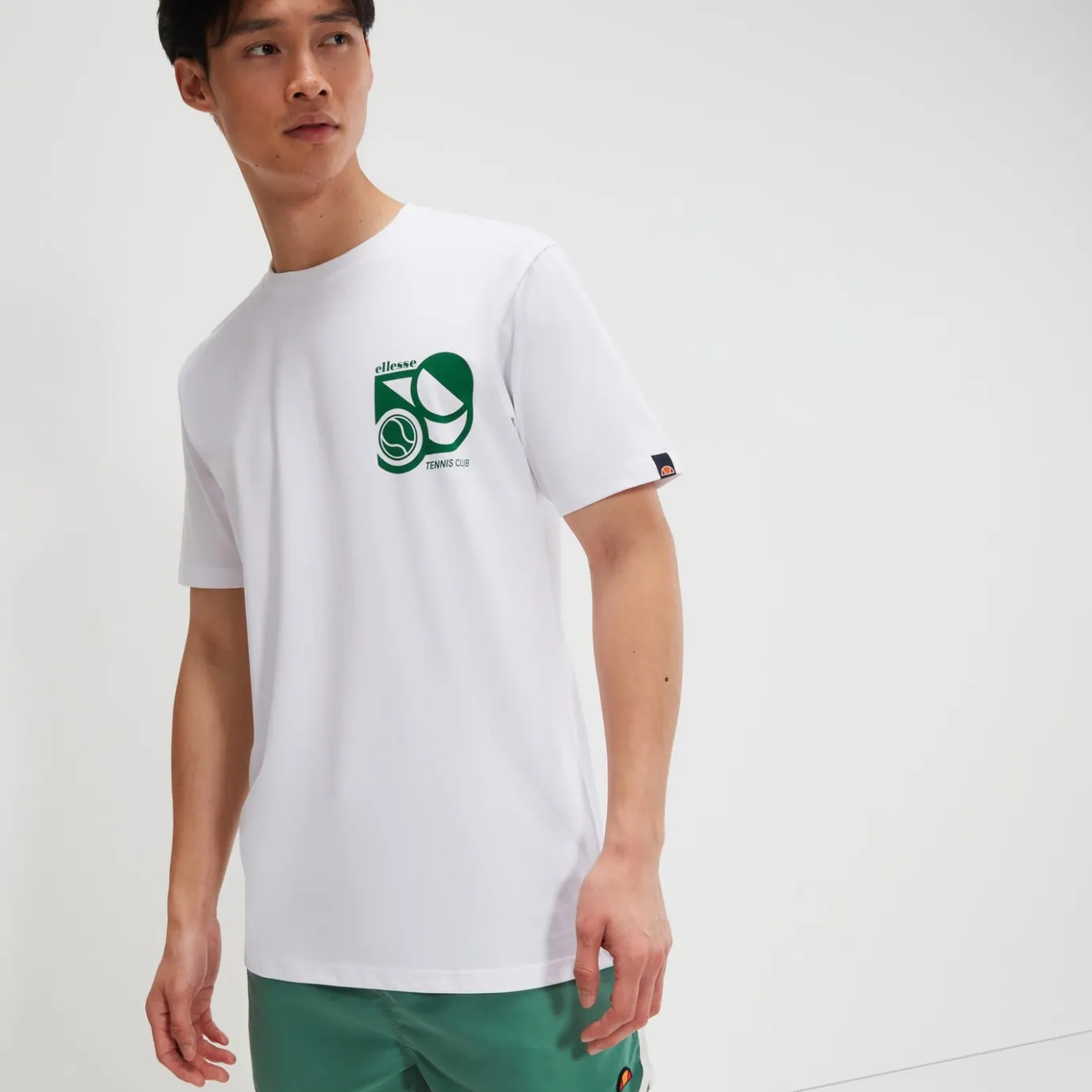 Ellesse T-Shirt Sport Club Weiß für Herren>Herren T-shirts