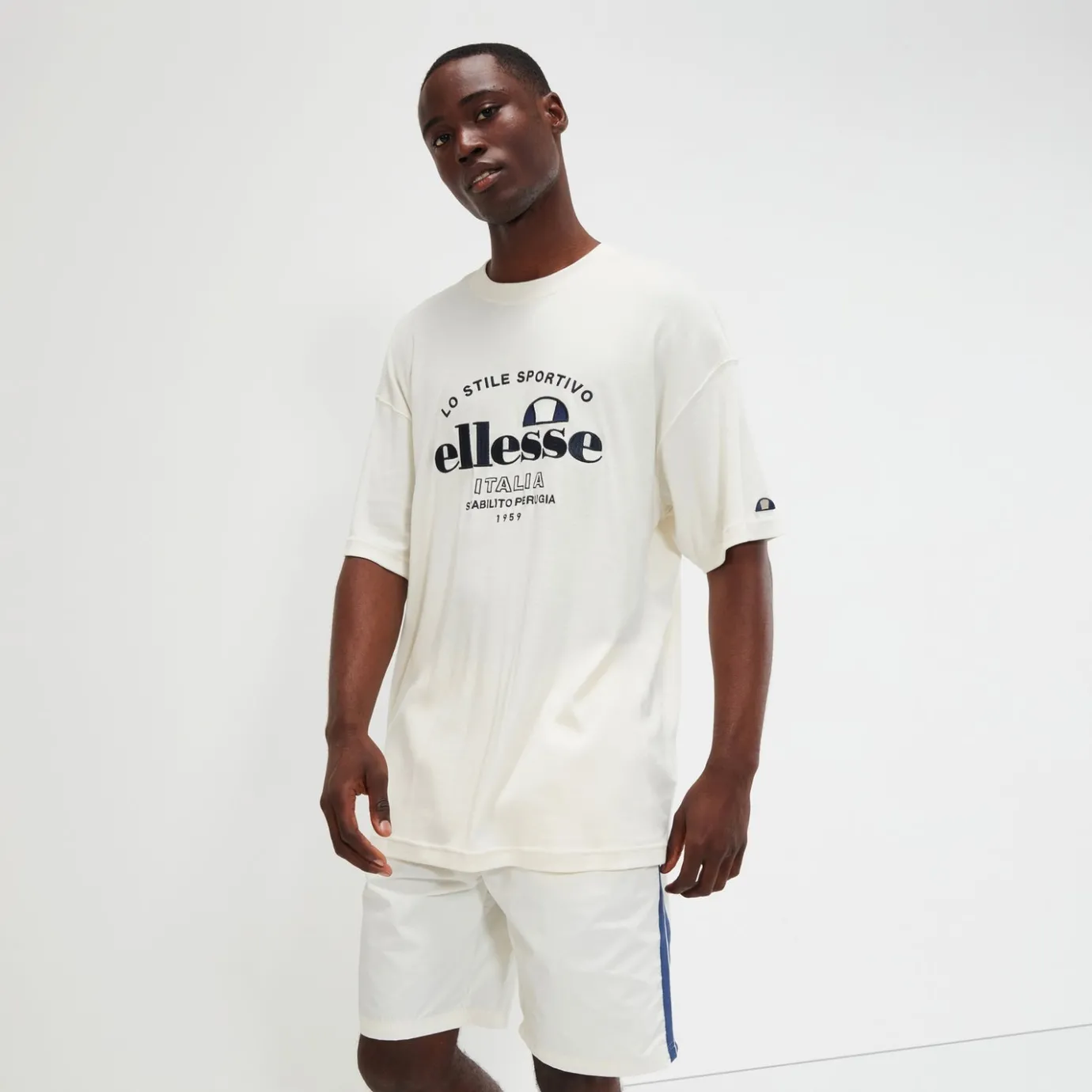 Ellesse T-Shirt Zalenti Cremeweiß für Herren>Herren T-shirts